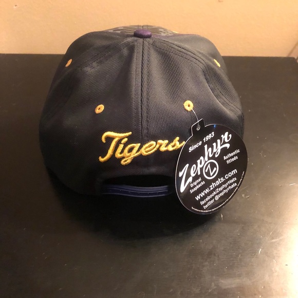 ~SOLD~ Zephyr LSU Tigers Black Snapback Hat - Picture 5 of 8